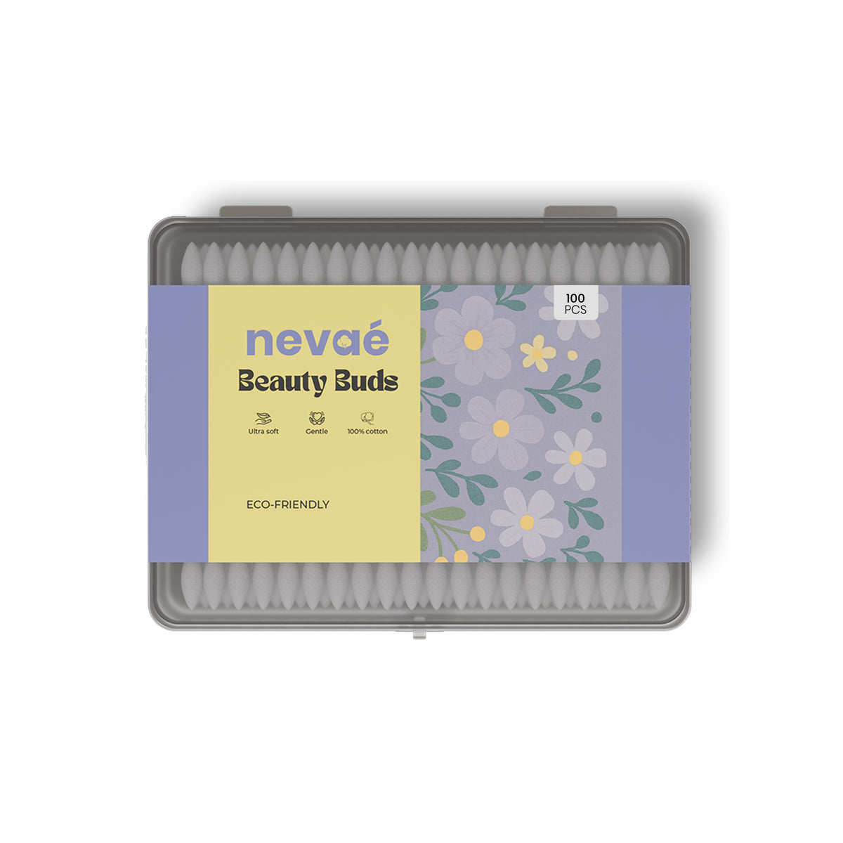 Cotton Beauty Buds – Double Tipped, 100 Sticks