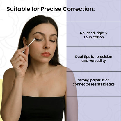 Cotton Beauty Buds – Double Tipped, 100 Sticks